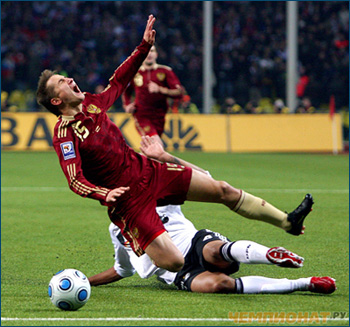 Russia vs Germany (2010 World Cup Qualifiers)