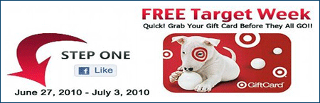 Free Target Week Facebook Scam