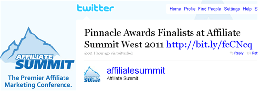 Affiliate Summit Pinnacle Awards finalists announced